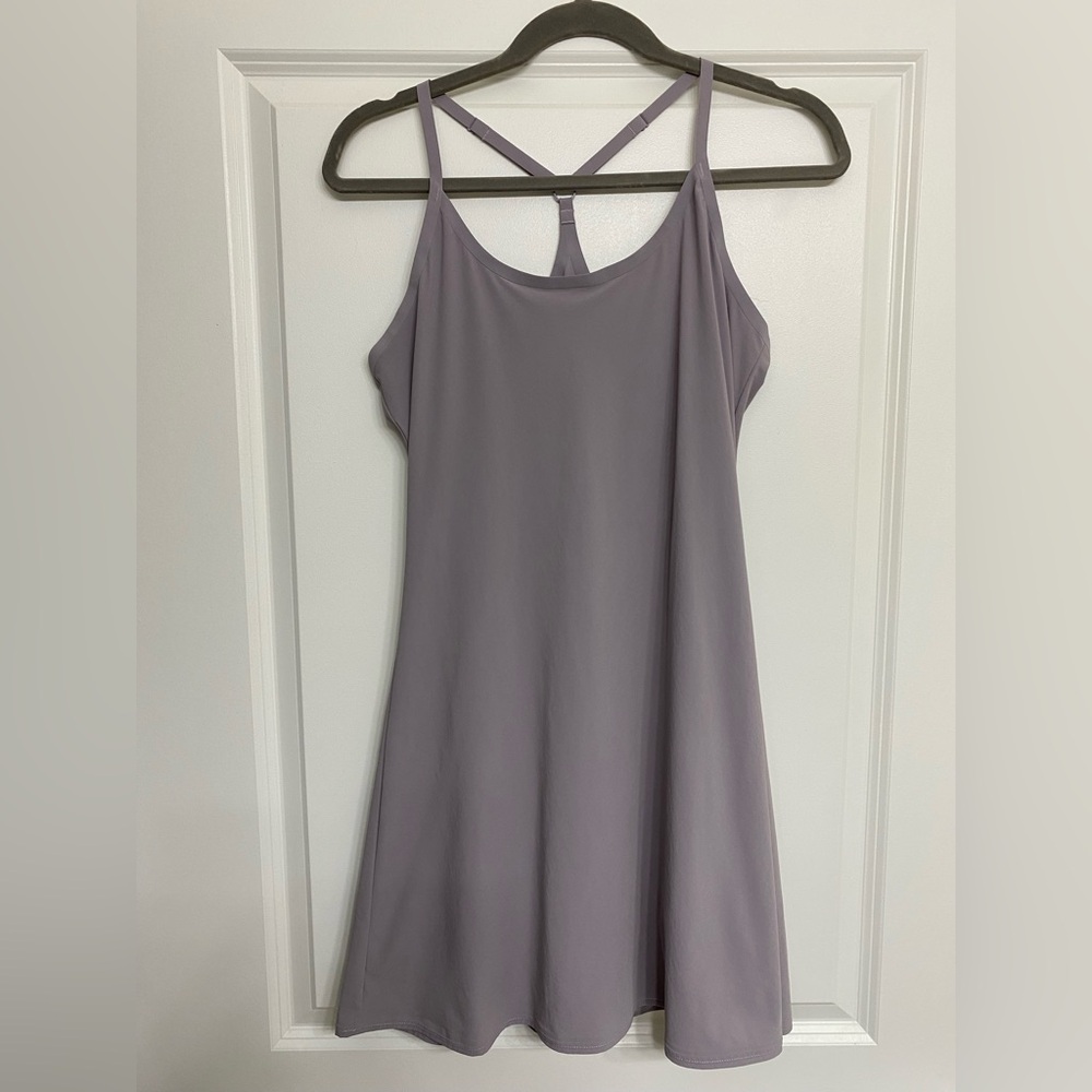 Outdoor Voices The Exercise Dress in Earl Grey - Size Medium